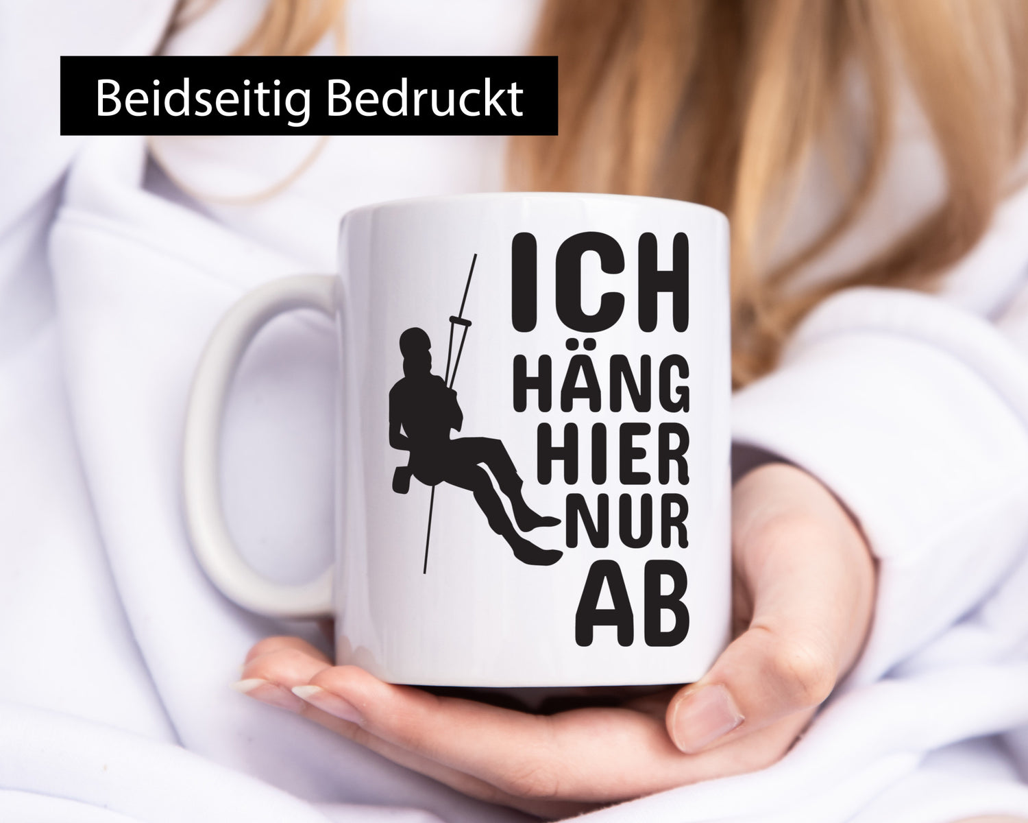 Klettern Spruch | Kletterer Tasse Hobby Motiv Geschenk Humor Geschenkidee