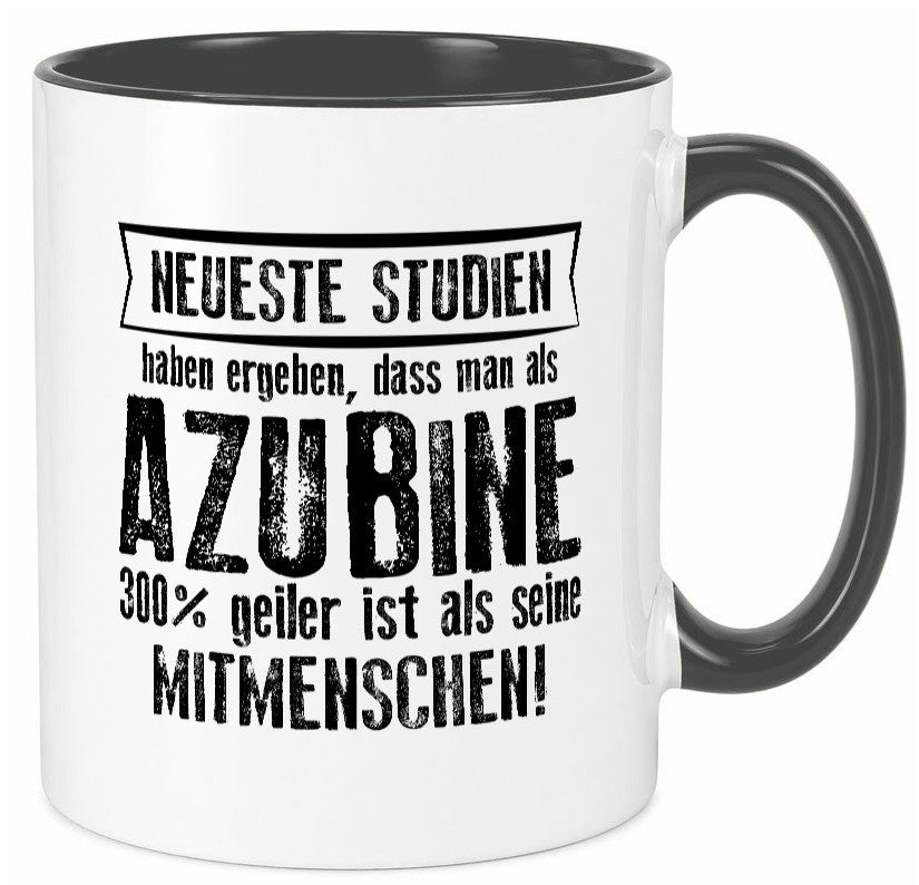 Neuste Studien: Azubine | Ausbildung Lehre Lehrling Geschenk Humor Geschenkidee Tasse