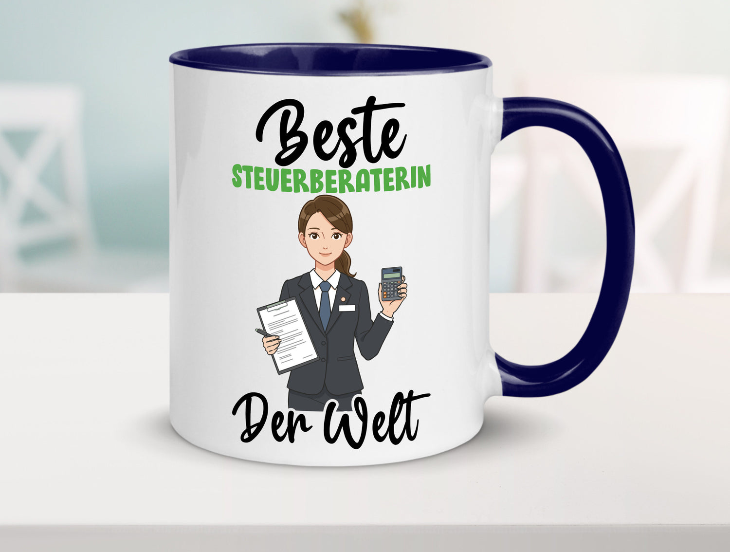 Beste Steuerberaterin | Steuer Beratung v2 Geschenkidee Humor Tasse