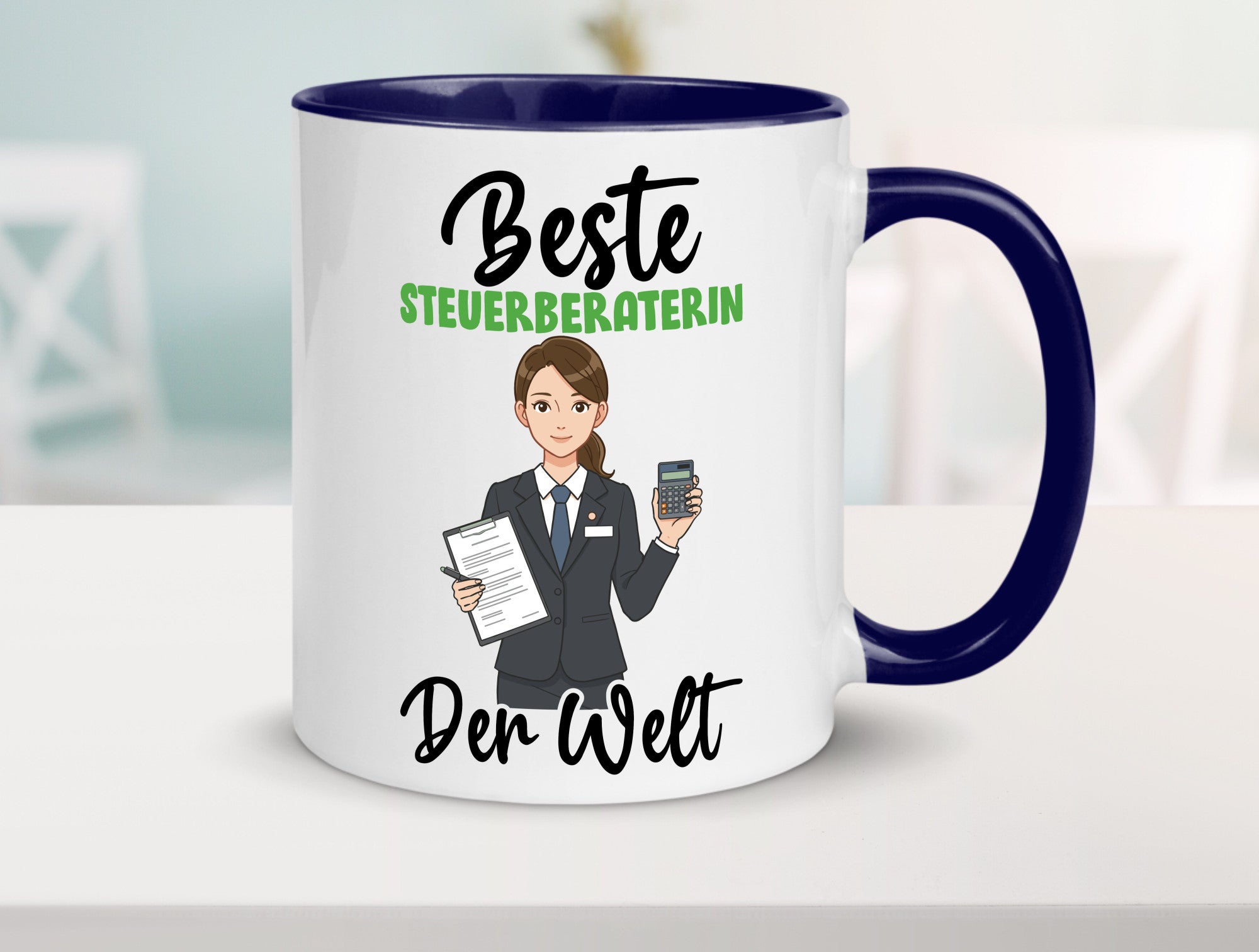 Beste Steuerberaterin | Steuer Beratung v2 Geschenkidee Humor Tasse