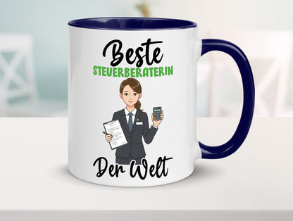 Beste Steuerberaterin | Steuer Beratung v2 Geschenkidee Humor Tasse
