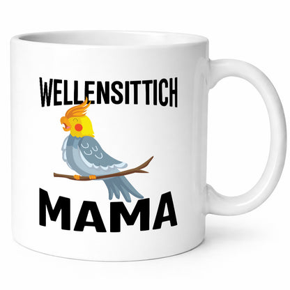 Wellensittich Mama | Vogel Muttertag Geschenk Familie Geschenkidee lustiger
