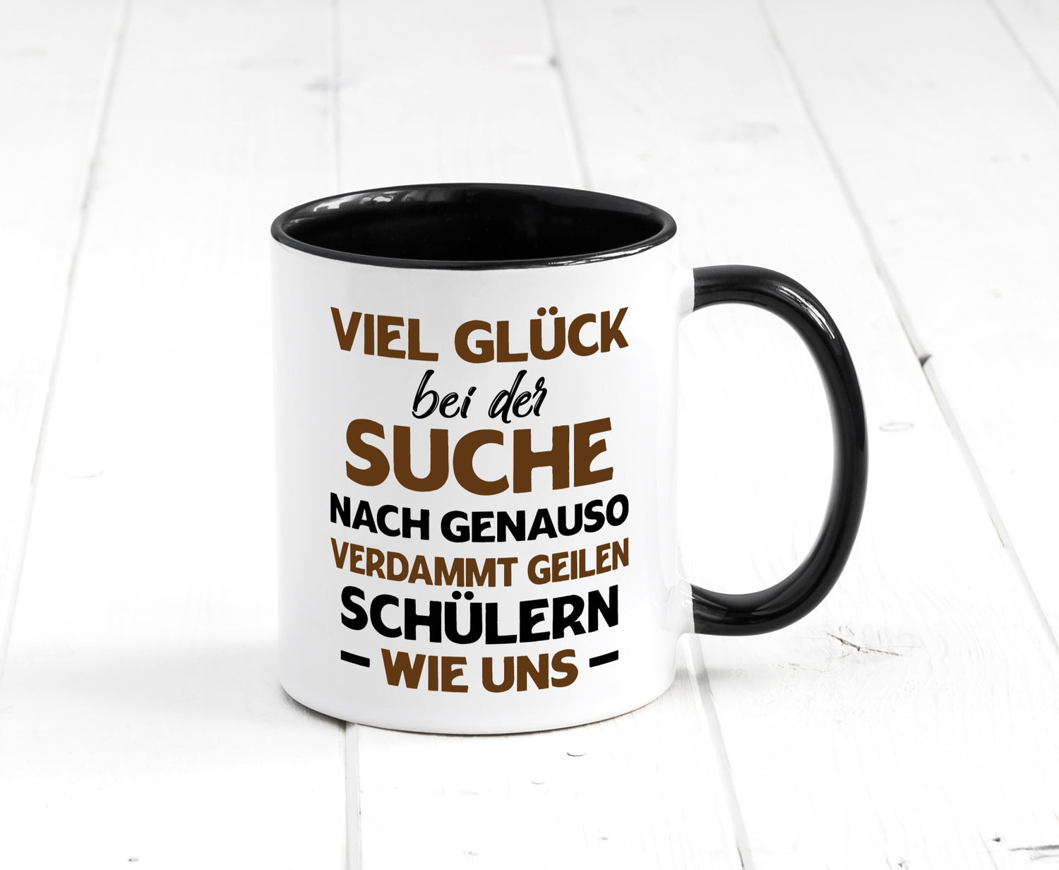 Viel glück | Geile schüler Schule Beste Lehrerin lustig Humor Geschenkidee