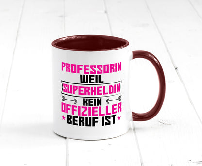 Superheldin Professorin | Uni Universität Geschenk Humor Geschenkidee lustiger