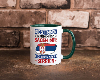 Serbien | Urlaub Stimmen in meinem Kopf Traumland v2 Geschenk Humor