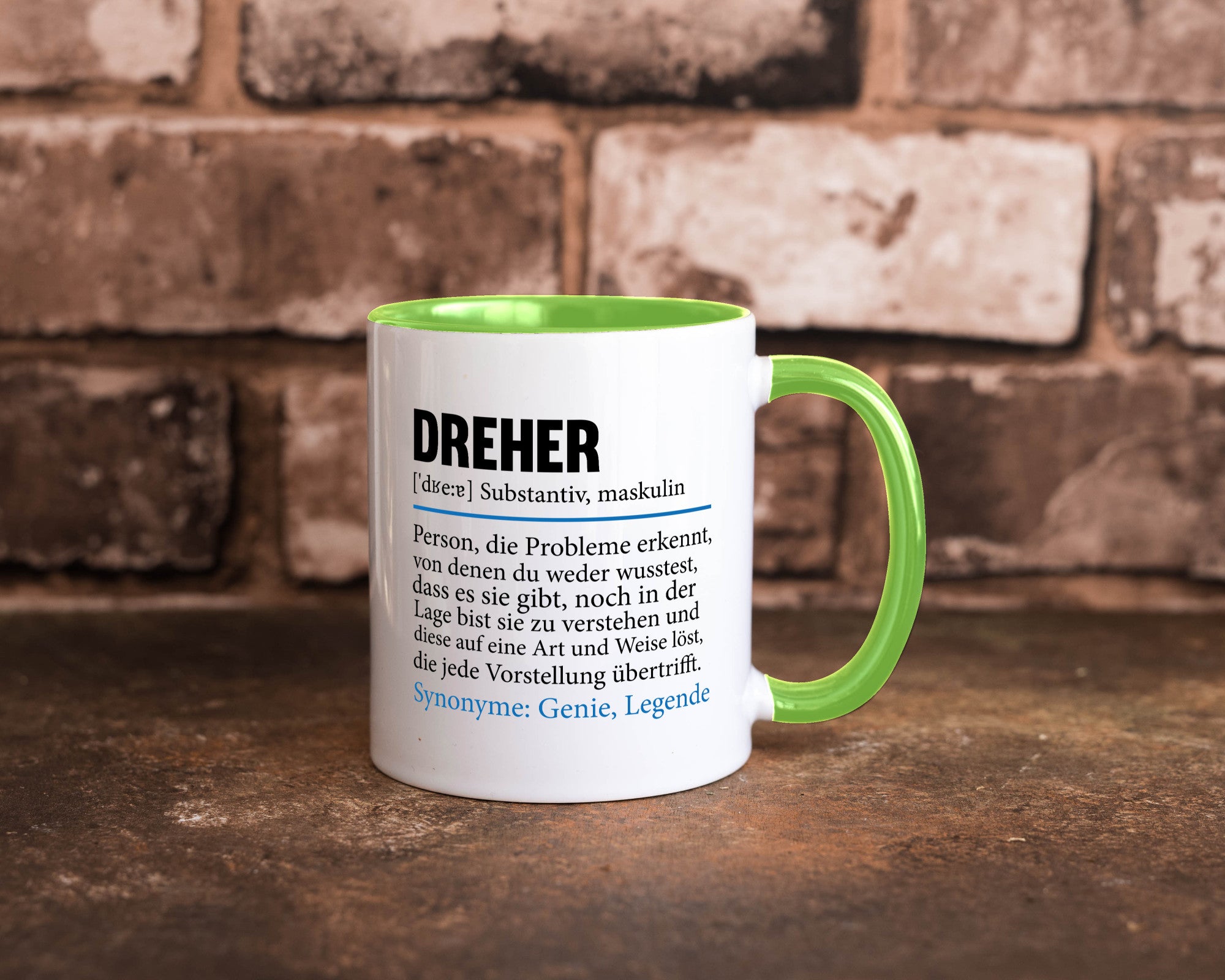 Dreher Humor | Fräser Zerspannungsmechaniker Geschenkidee Tasse