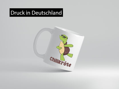 Chillkröte | Relaxen Schildkröte lustiges Tiermotiv lustiger Spruch Geschenk