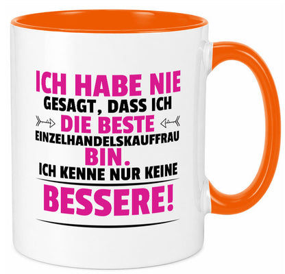 Die Beste Einzelhandelskauffrau | Einzelhandel Geschenkidee Humor Tasse