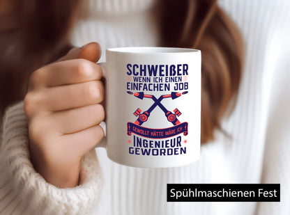 Schweißer | Einfacher Job Ich bin der beste Geschenkidee Arbeit Kollegen Büro