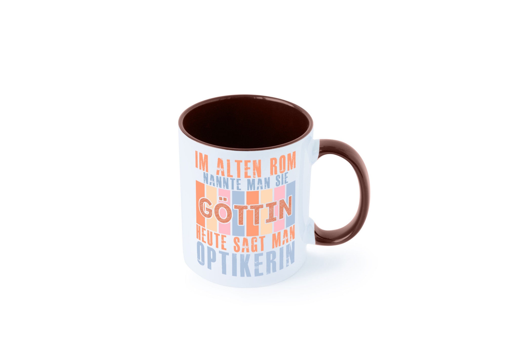 Heute sagt man: Optikerin | Augenoptik lustig Humor Geschenkidee Geschenk Tasse