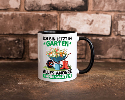 Im Garten alles andere kann warten | Gärtner Gartenarbeit Geschenk Arbeit