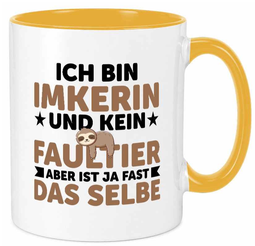 Ich bin kein Faultier: Imkerin | Imkerei v2 lustiger Spruch Geschenk