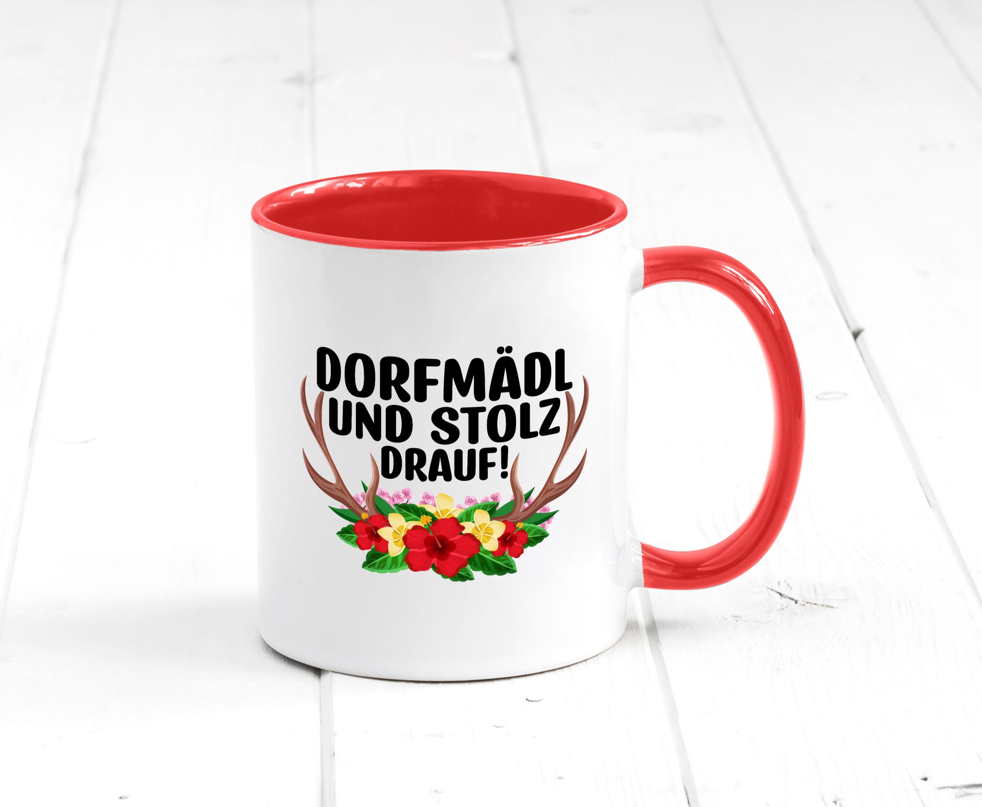 Dorfmädel und stolz drauf | Dorfkind Dorf v2 Geschenkidee Humor Tasse