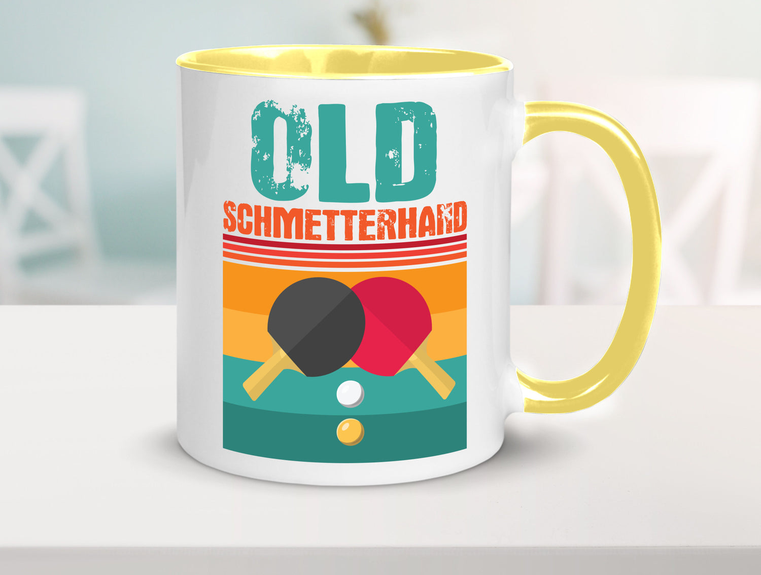 Tischtennis Tasse Humor Geschenkidee