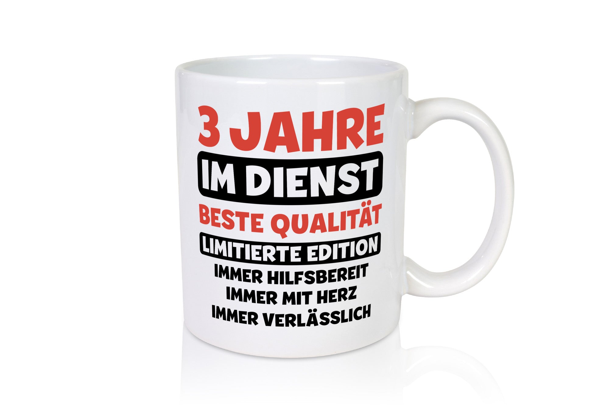 3 Jahre im Dienst | Jubiläum Arbeit v3 lustiger Spruch Geschenk Kollegen Büro