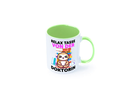 Relax Tasse: Doktorin | Doktorand Doktortitel lustig Humor Geschenkidee