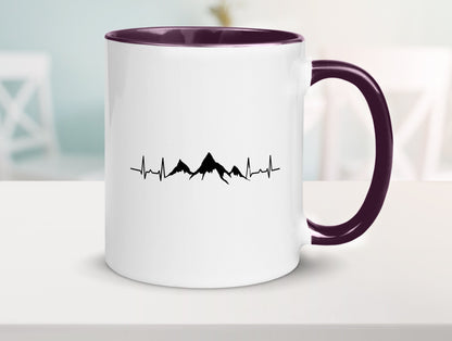 Berge Motiv | Alpen Skifahren Skiurlaub Apres Ski Geschenkidee Humor Tasse