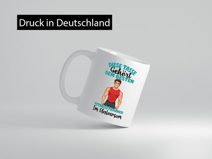 Im Universum: Fitnesstrainer | Personal Trainer lustiger Spruch Geschenk Humor