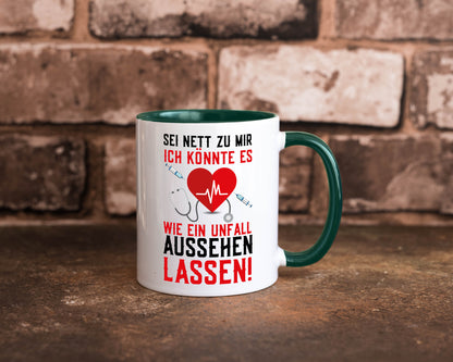 Sei nett zu mir | Krankenschwester Arzt Klinik Spritze v2 lustig Humor