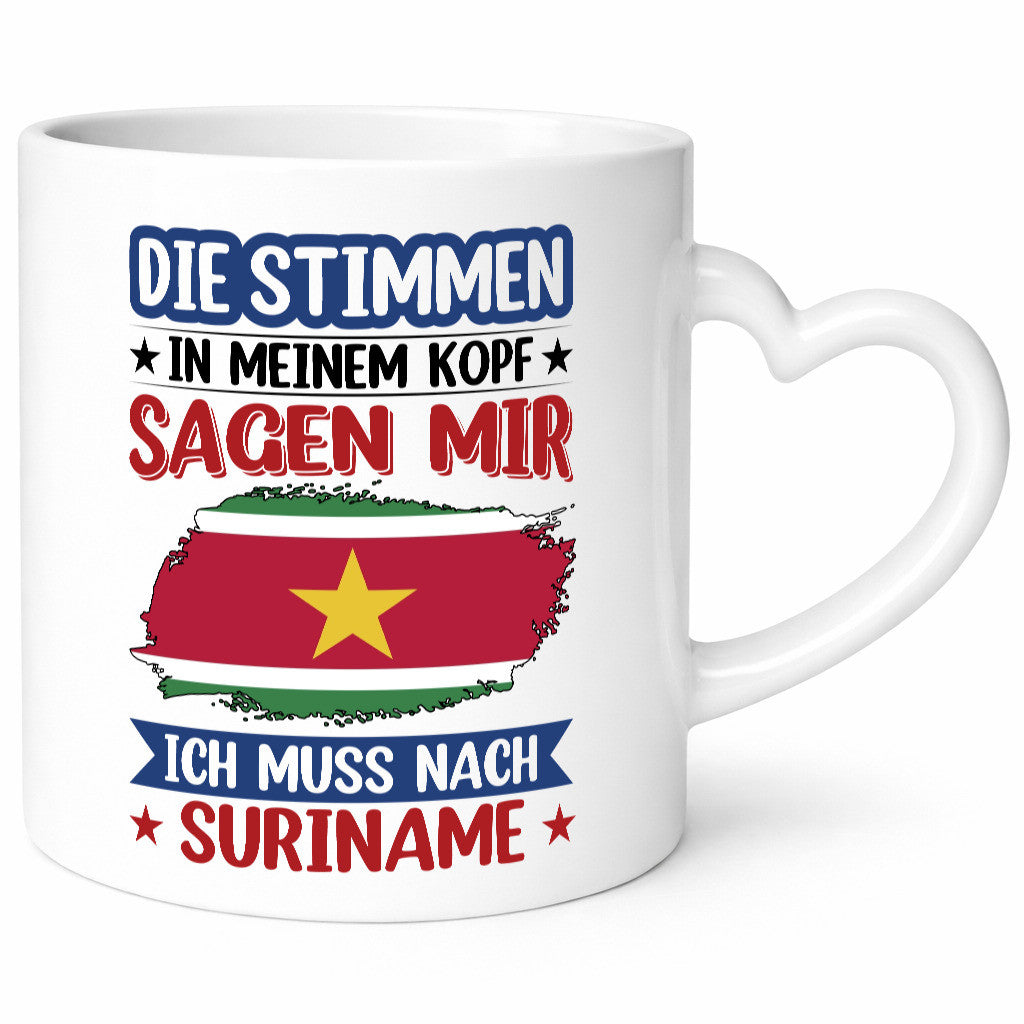 Suriname | Urlaub Stimmen in meinem Kopf Traumland v2 Geschenk Humor