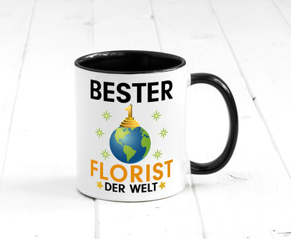 Welt Bester Florist | Blumen Verkäufer Humor Geschenkidee Tasse