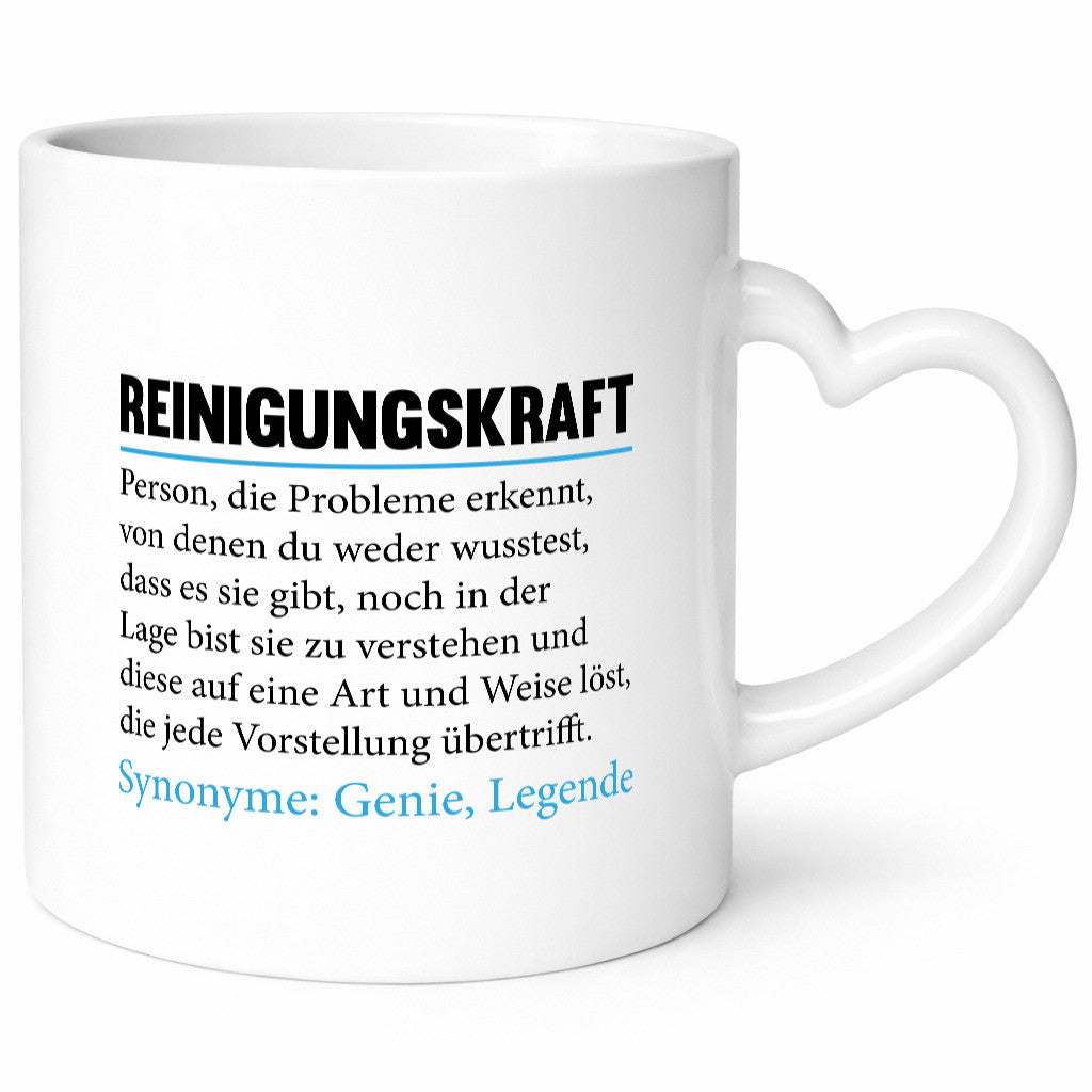 Reinigungskraft | Beruf Reinigung Putzkraft Humor lustiger Spruch Geschenk