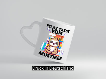 Relax Tasse: Akustiker | Akustik Hörgeräteakustik Geschenk Humor Geschenkidee