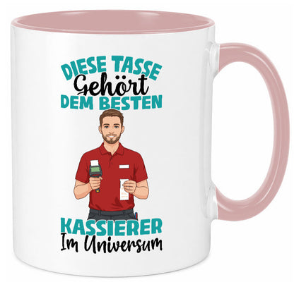 Im Universum: Kassierer Geschenk Humor Geschenkidee lustiger Spruch Tasse