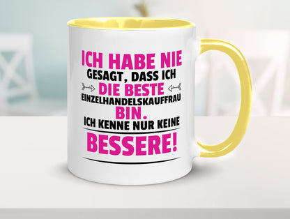 Die Beste Einzelhandelskauffrau | Einzelhandel Geschenkidee Humor Tasse