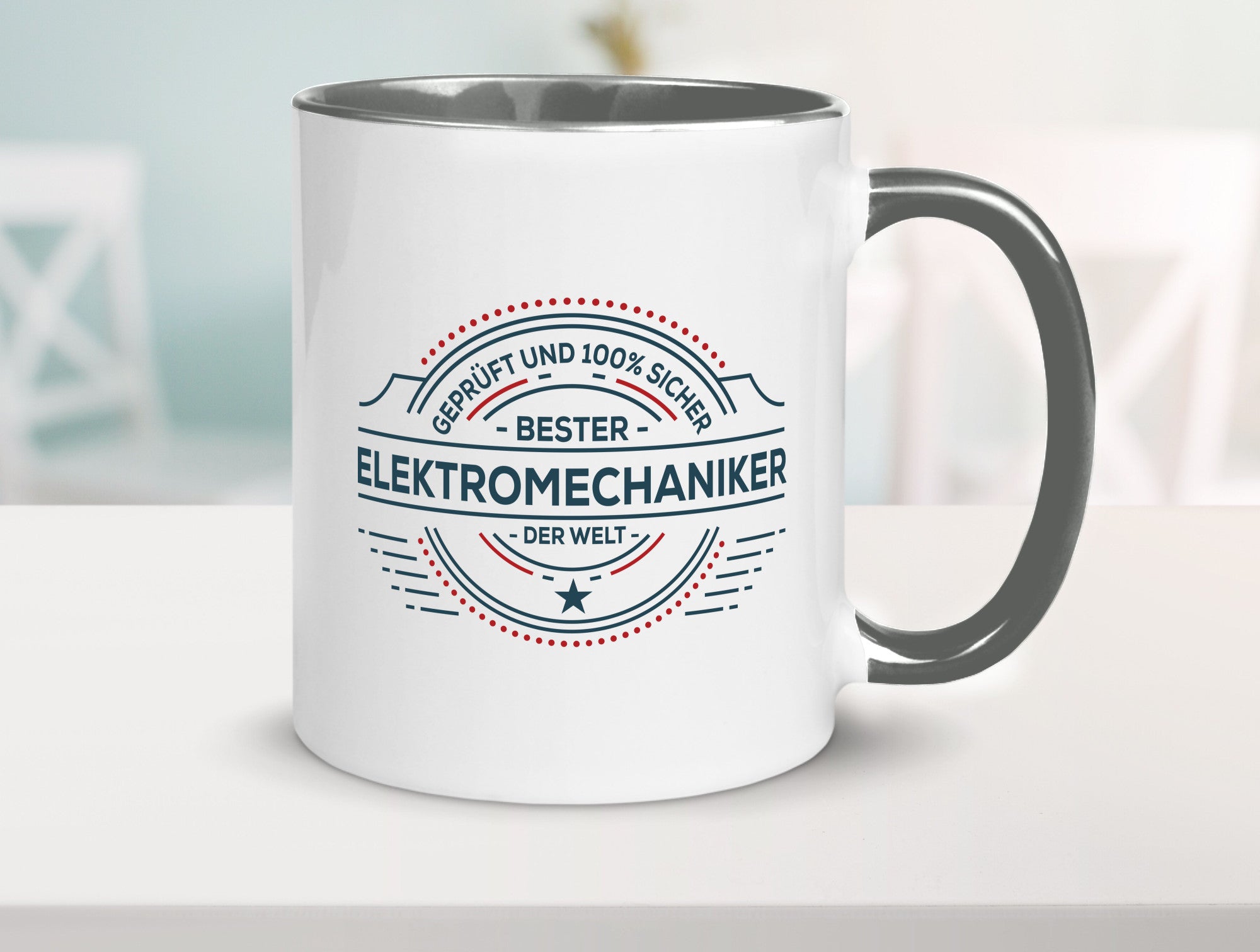 Geprüft und sicher: Elektromechaniker | Mechaniker Geschenk Humor Geschenkidee