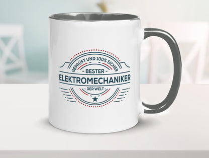 Geprüft und sicher: Elektromechaniker | Mechaniker Geschenk Humor Geschenkidee