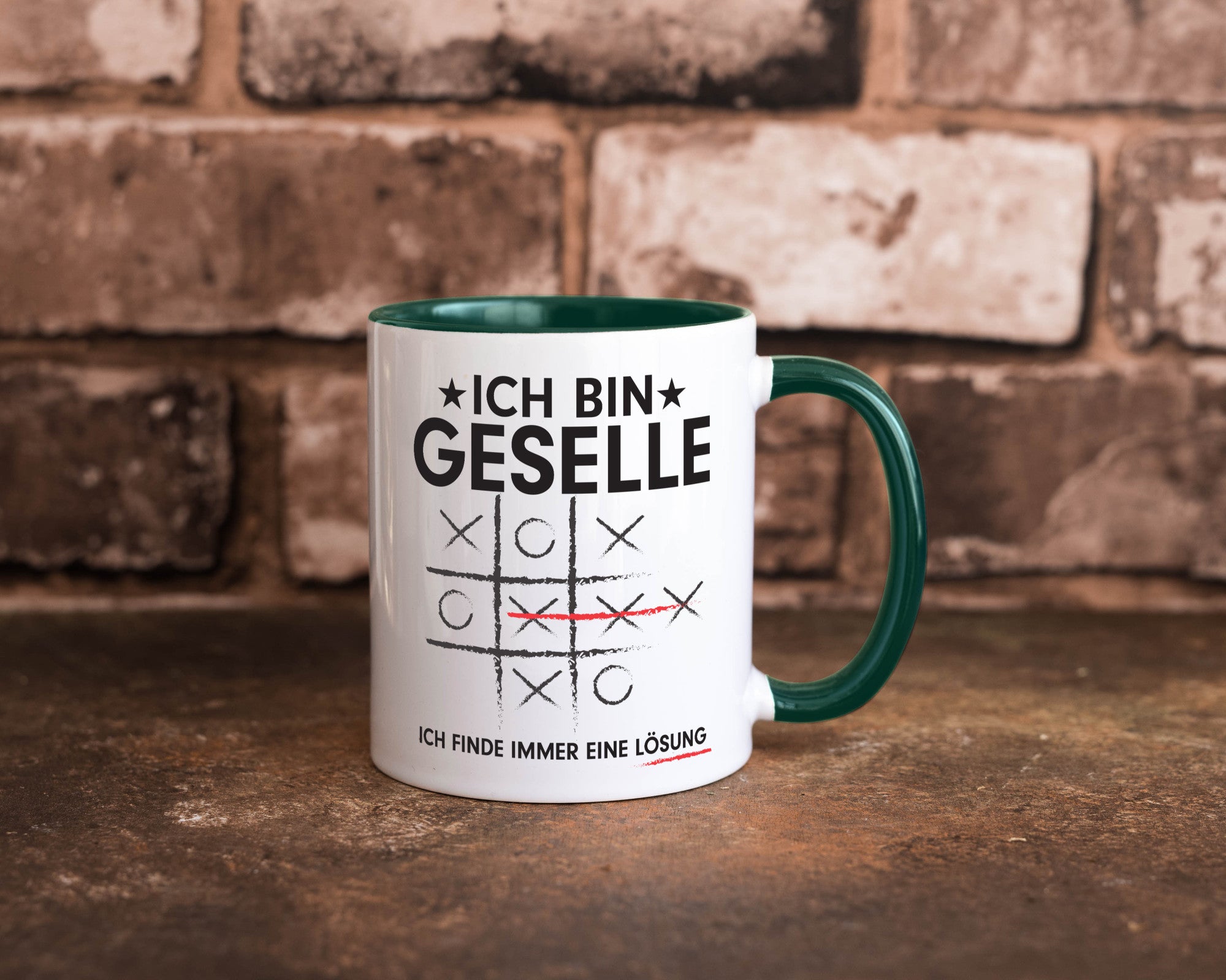 Löse Probleme: Geselle | Handwerker Humor Geschenkidee Tasse