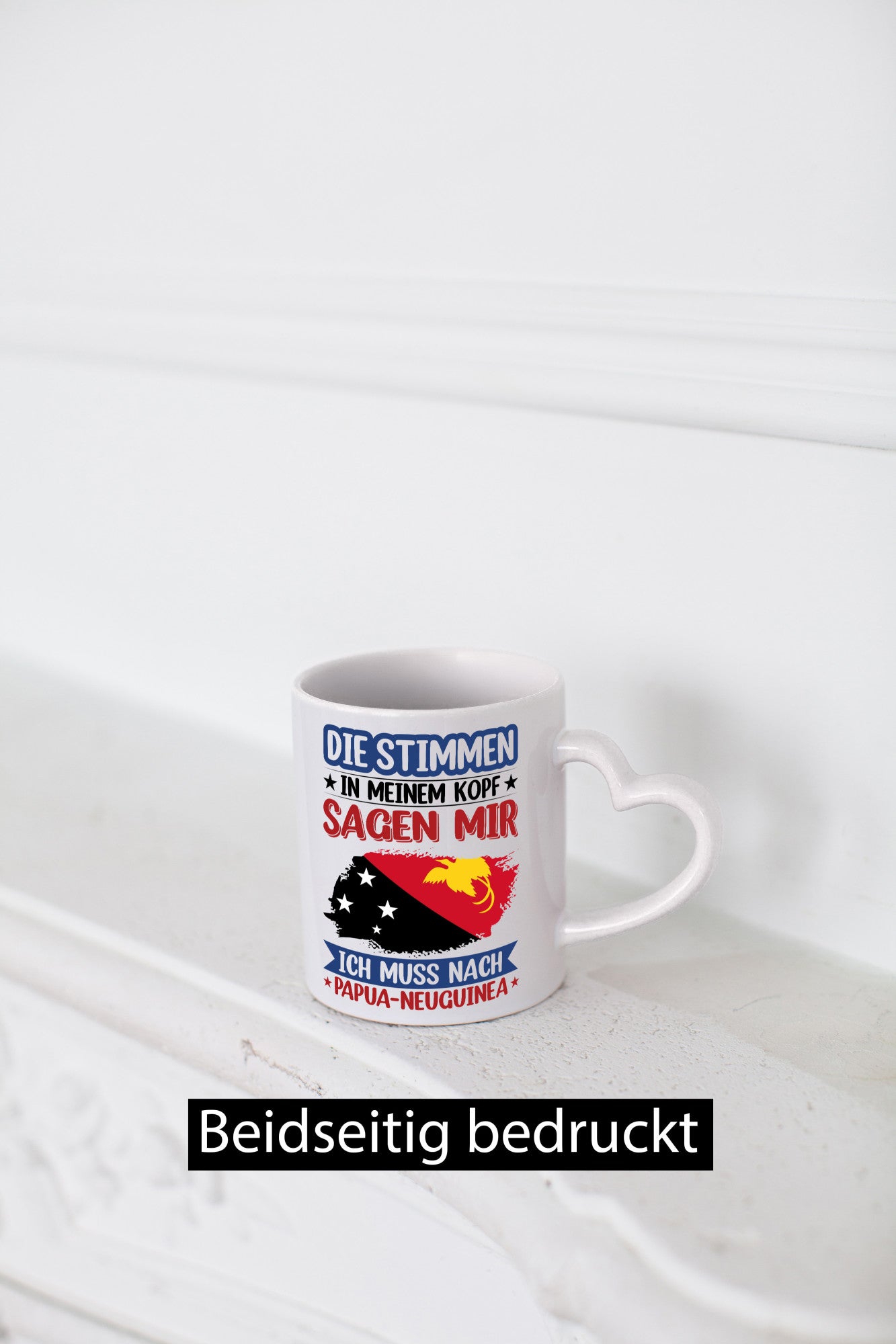 Papua-Neuguinea | Urlaub Stimmen in meinem Kopf v2 Humor Geschenkidee Tasse