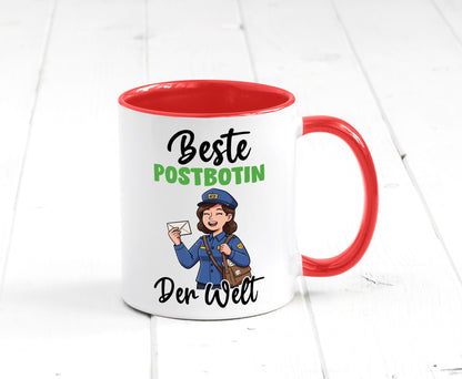 Beste Postbotin | Beruf Post Briefträger v2 lustig Arbeit Kollegen Büro