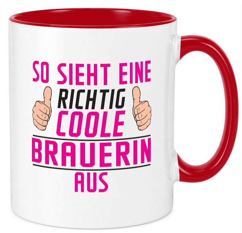 Richtig Coole Brauerin | Bier Brauerei Geschenk Humor Geschenkidee lustiger