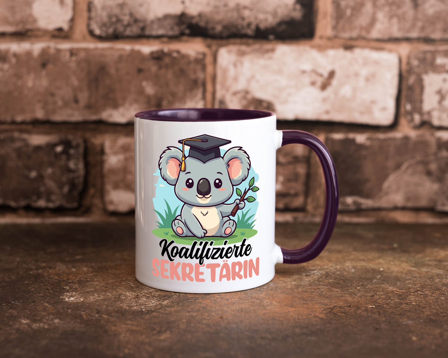 Koalifizierte Sekretärin | Büro Geschenkidee Arbeit Kollegen Humor Tasse