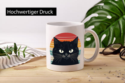 Schwarze Katze | Katzenliebhaber Böse Geschenk Tierliebhaber Humor lustiger