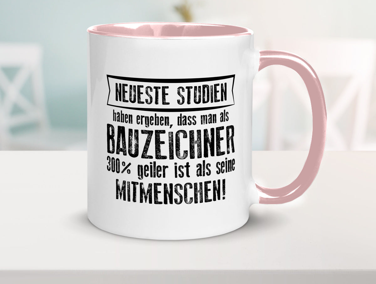 Neuste Studien: Bauzeichner | Zeichner Humor Geschenkidee Tasse