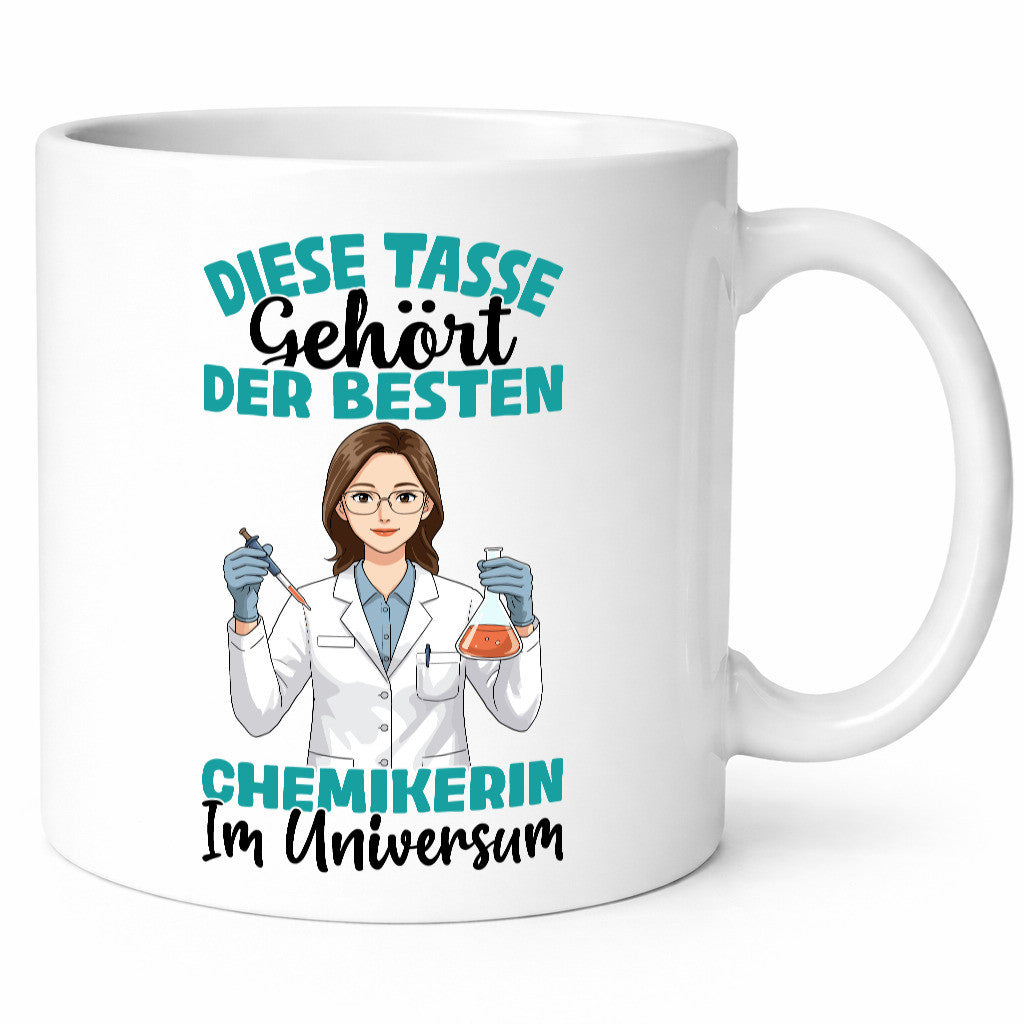 Im Universum: Chemikerin | Chemie Labor lustiger Spruch Geschenk Humor