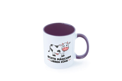Echte mädchen lieben Kühe | Farm Farmer Bauer lustiger Spruch Geschenk Humor