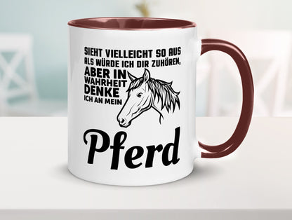 Pferde Spruch | Reiterin Tasse Pferdesport Reiten Humor Geschenkidee