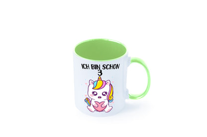 3. Geburtstag | Ich bin schon 3 Jahre Einhorn Mädchen lustig Geschenkidee