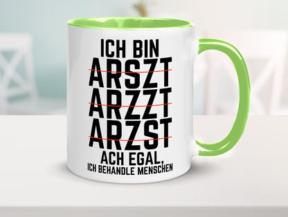 Ich bin Arzt | Rechtschreibung Klinik lustiger Spruch lustig Humor Geschenkidee