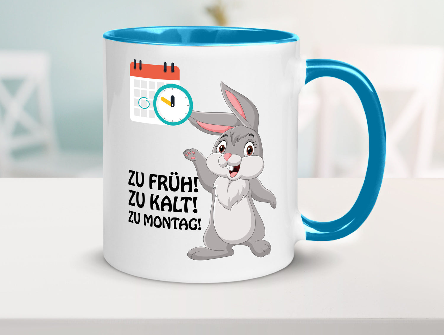 Kalter Montag Geschenkidee Humor Tasse