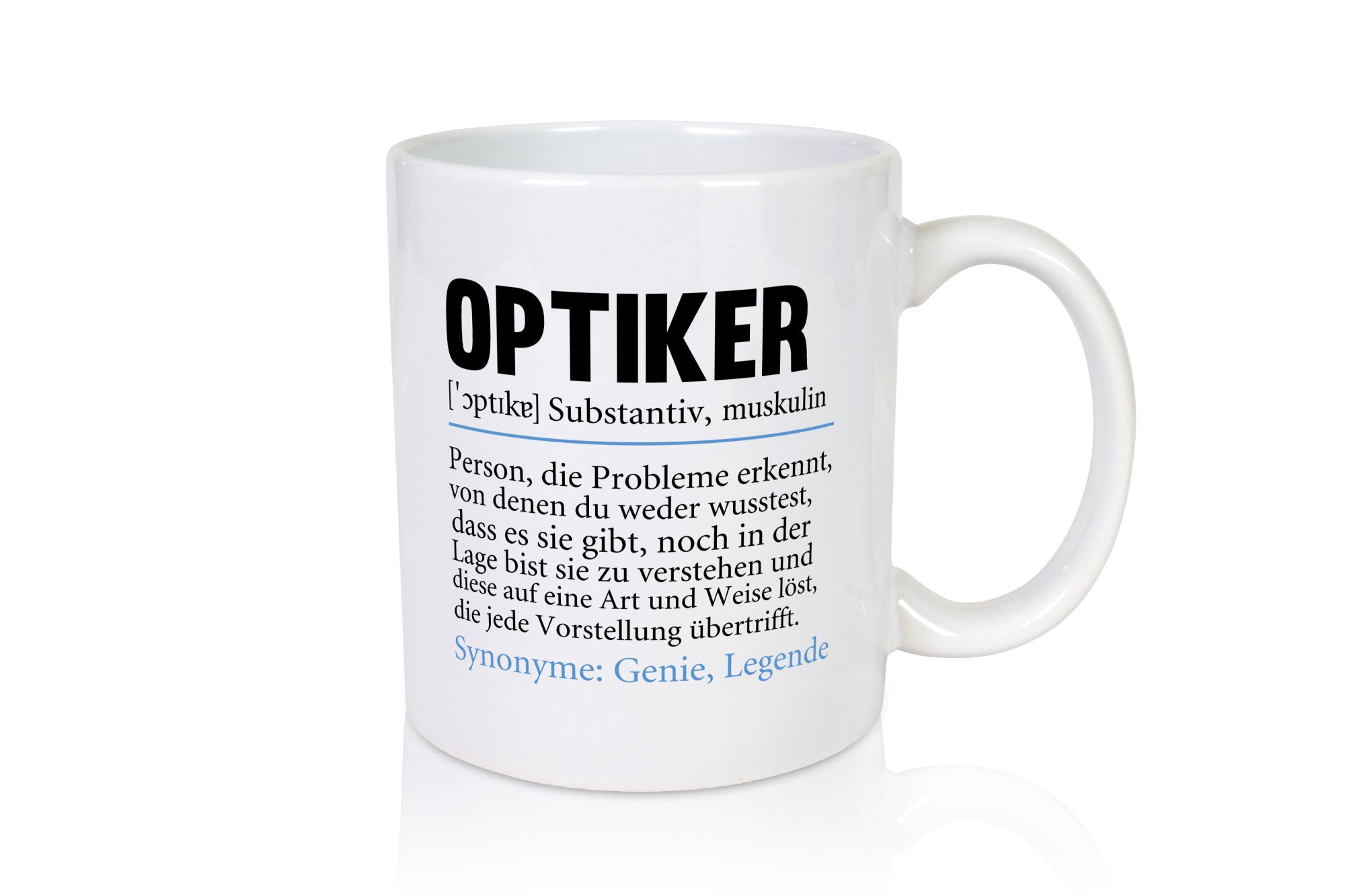 Optiker | Spruch Augenoptiker Beruf Humor v2 lustiger Geschenk Arbeit Kollegen