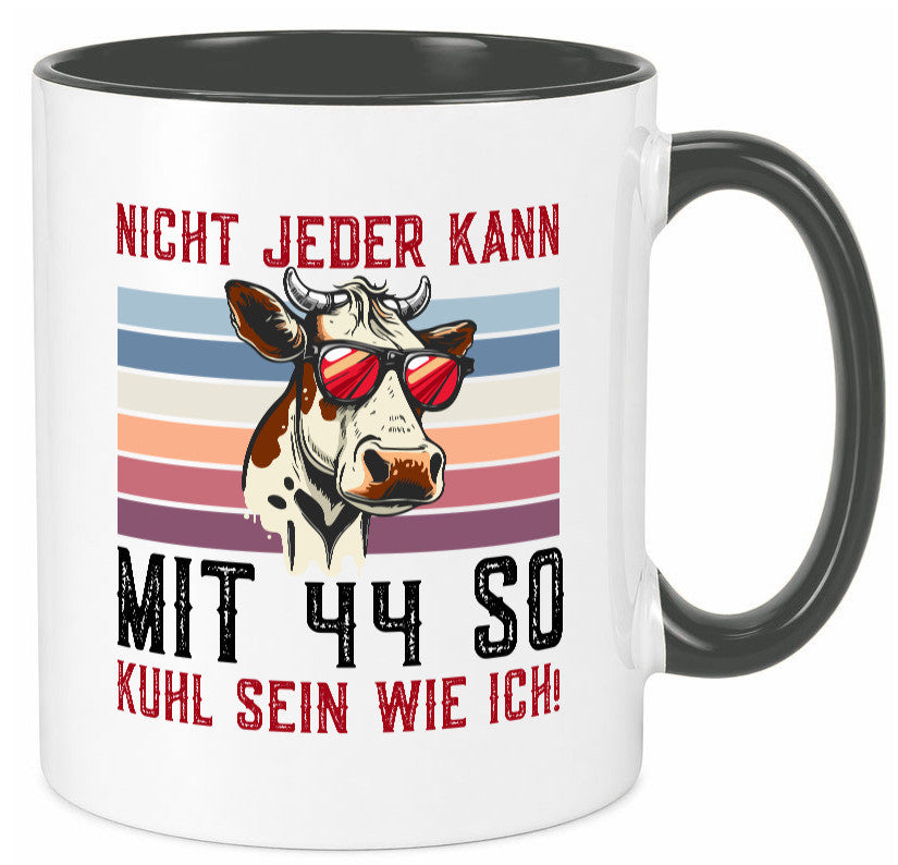 Mit 44 so gut aussehen | 44. Geburtstag Landwirt Bauer v2 lustig Geschenkidee Tasse