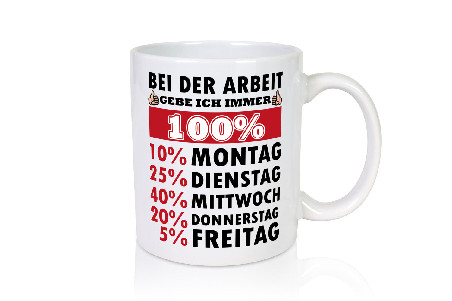 Ich gebe immer alles Geschenk Humor Geschenkidee lustiger Spruch Tasse