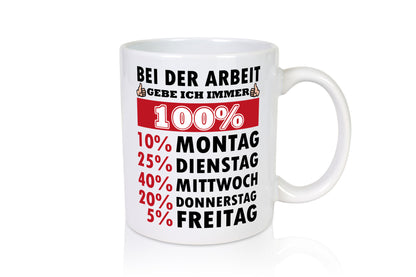 Ich gebe immer alles Geschenk Humor Geschenkidee lustiger Spruch Tasse