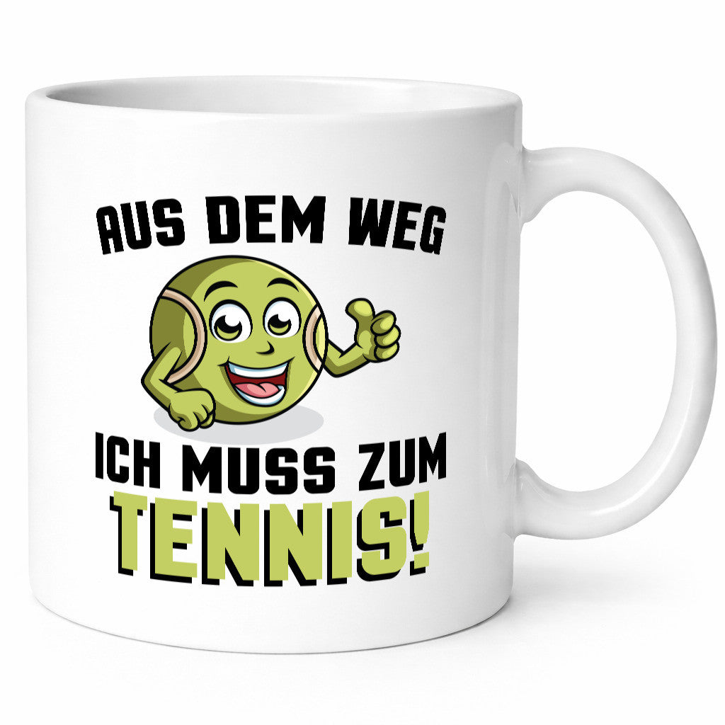Aus dem weg ich muss zum Tennis | Tennisspielen Geschenk Humor Geschenkidee