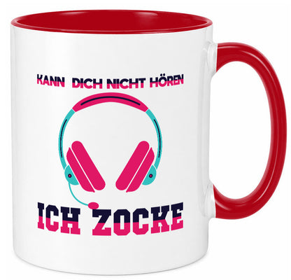 Kann dich nicht hören ich Zocke | Gamer Zocken Zocker Geschenkidee Humor Tasse